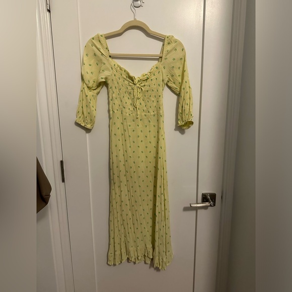 FAITHFULL THE BRAND MIDI DRESS - Picture 1 of 8